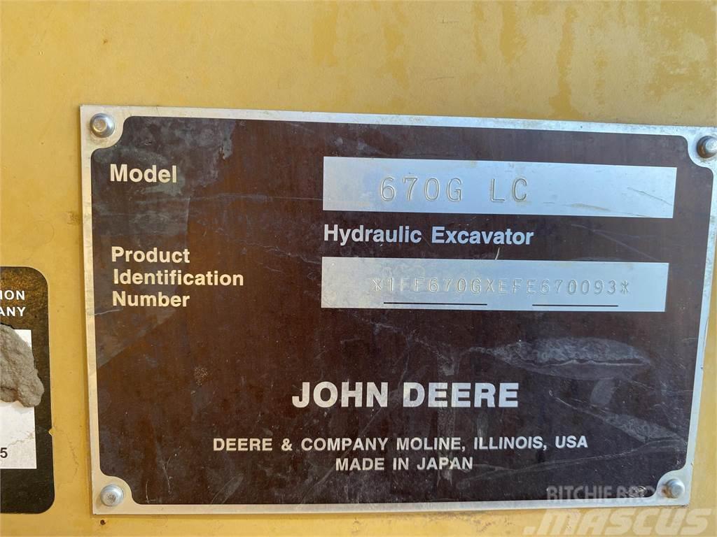 John Deere 670G LC Koparki gąsienicowe
