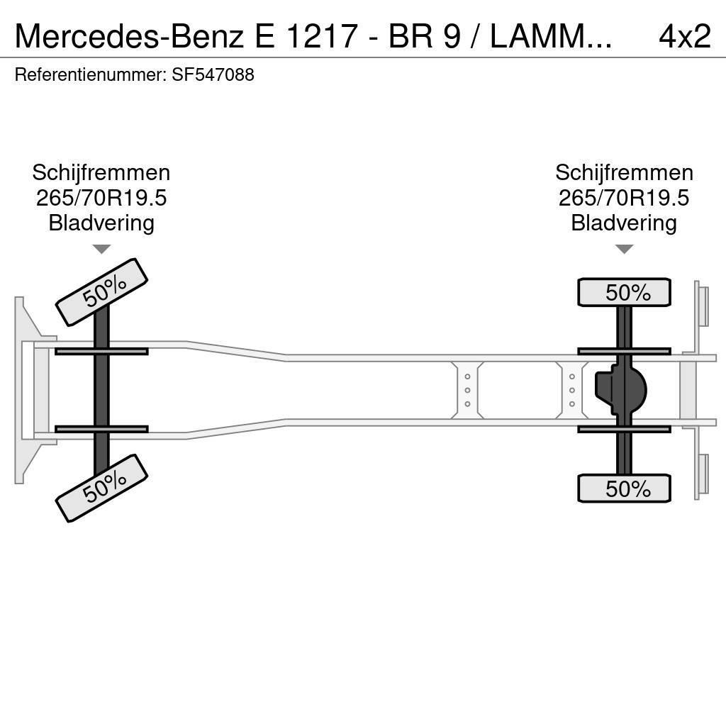 Mercedes-Benz E 1217 - BR 9 / LAMMES - BLATT - SPRING / EFFER KR Ciężarówki typu Platforma / Skrzynia