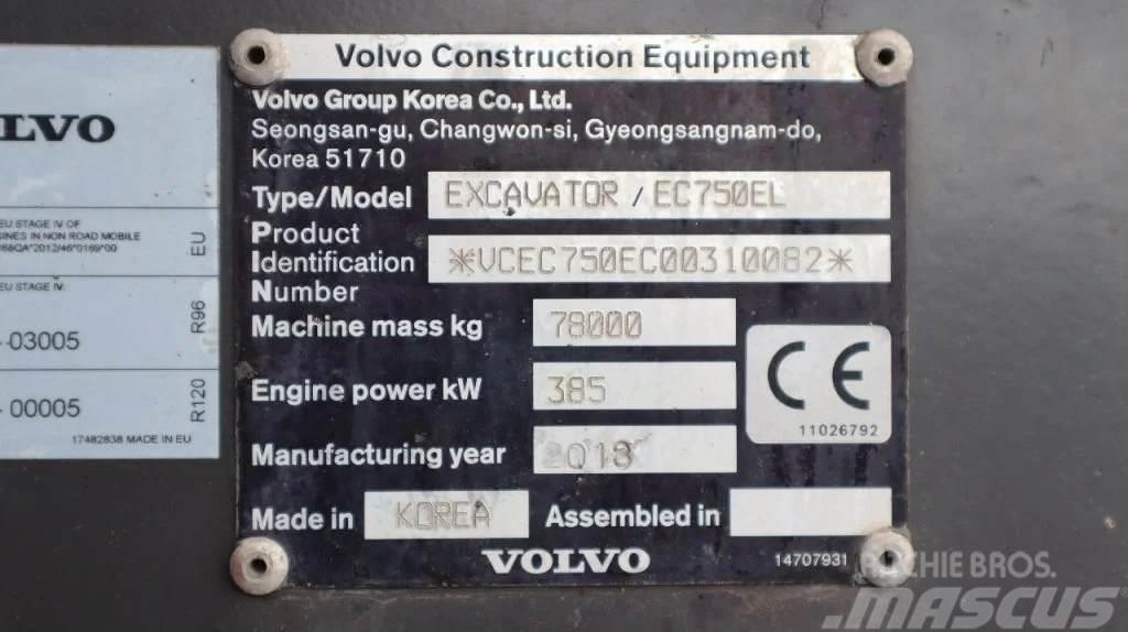 Volvo EC 750 EL | BUCKET | GOOD CONDITION Koparki kołowe
