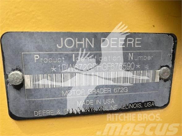John Deere 672GP Równiarki