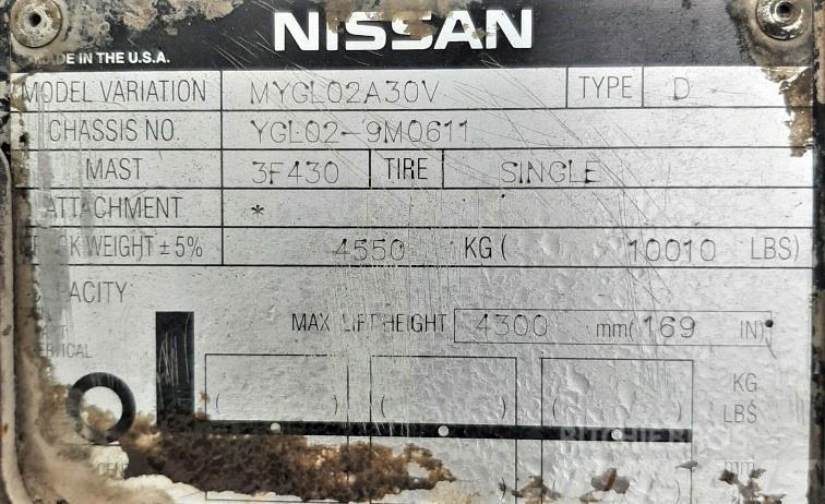 Nissan MYGL02A30V Wózki widłowe inne
