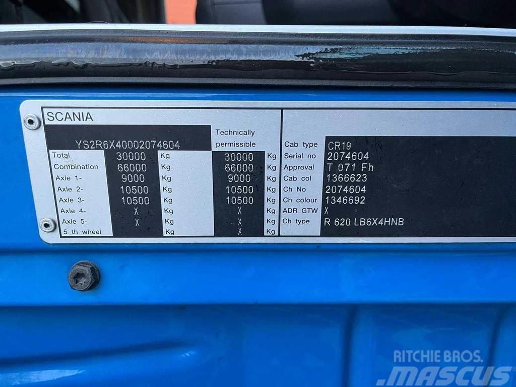 Scania R 620 6x4 FOR SALE AS CHASSIS !!! / CHASSIS L=6220 Pojazdy pod zabudowę