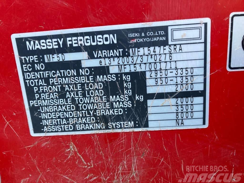 Massey Ferguson 1547 Ciągniki rolnicze