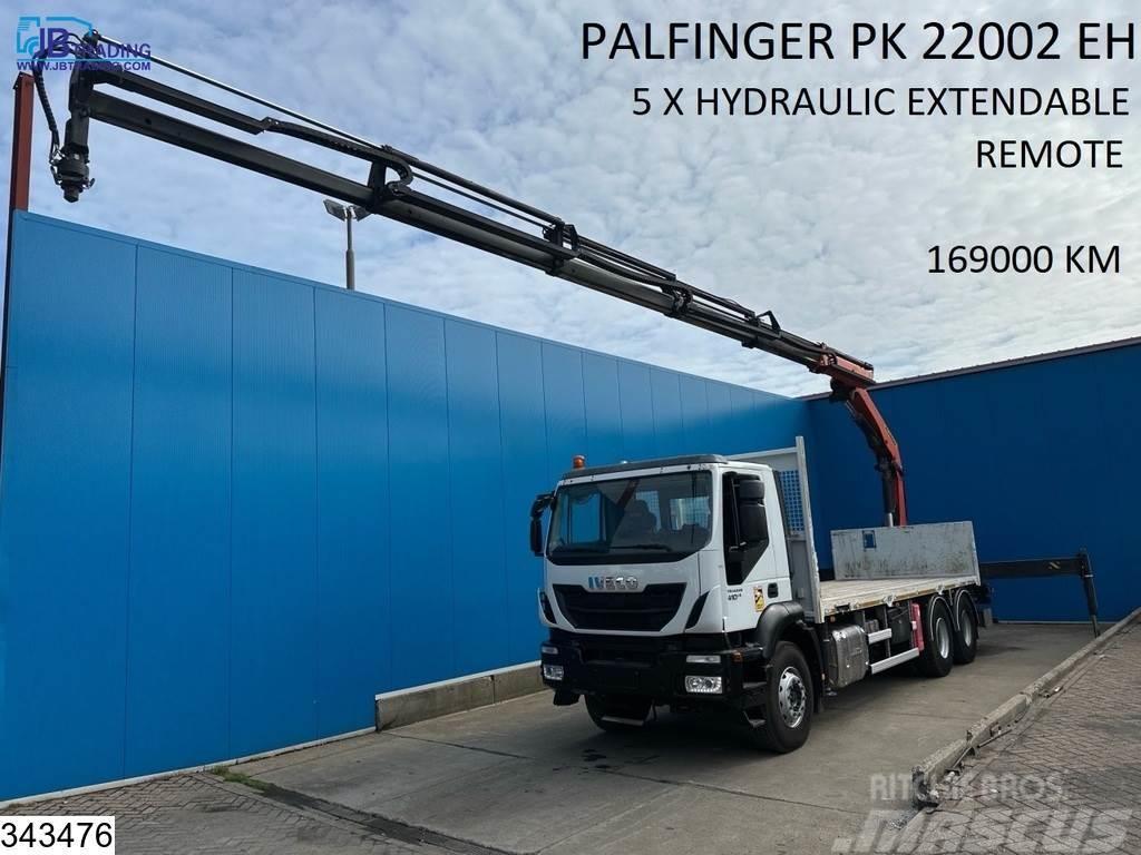 Iveco Trakker 410 6x4, EURO 6, Palfinger, Remote Ciężarówki typu Platforma / Skrzynia