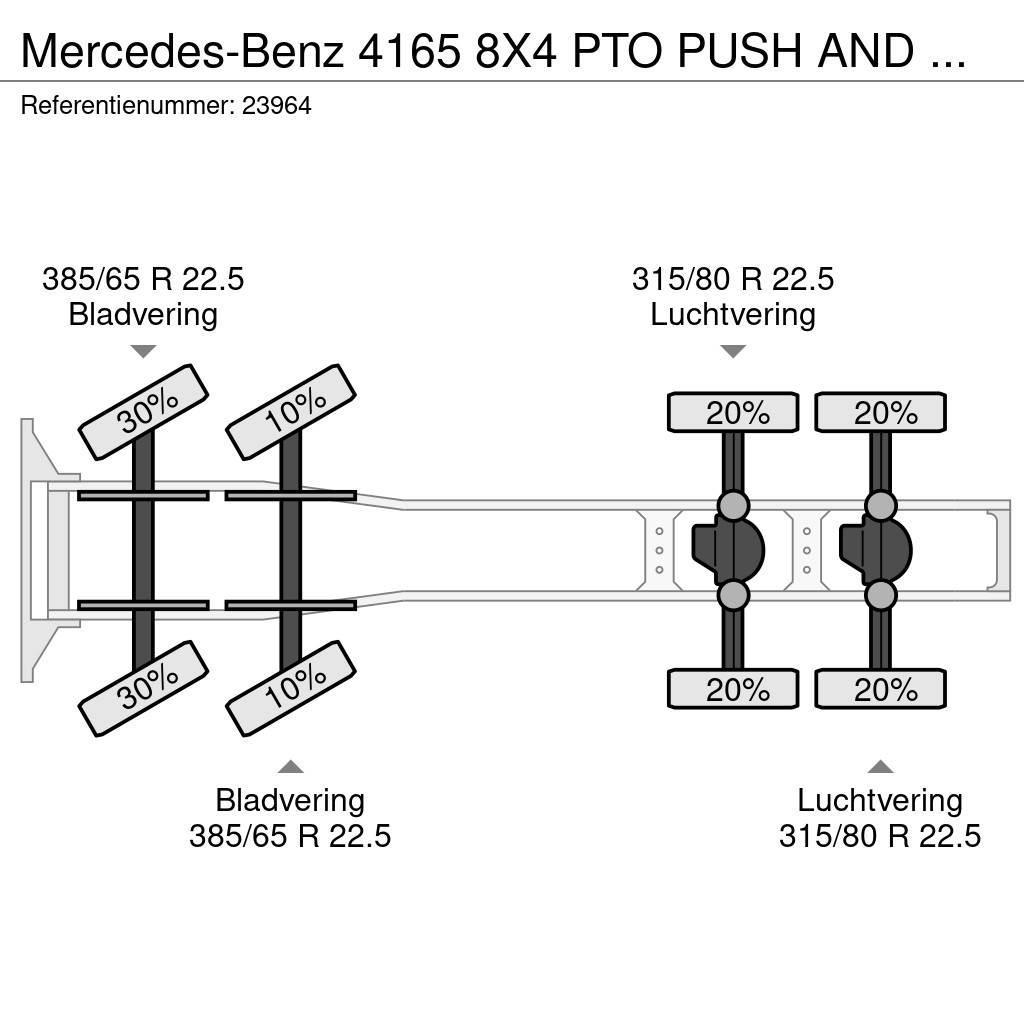 Mercedes-Benz 4165 8X4 PTO PUSH AND PULL 510.000KM Ciągniki siodłowe