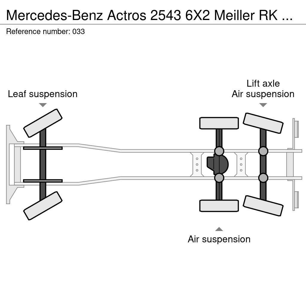 Mercedes-Benz Actros 2543 6X2 Meiller RK 20.65 /Lenk+Liftachse Hakowce