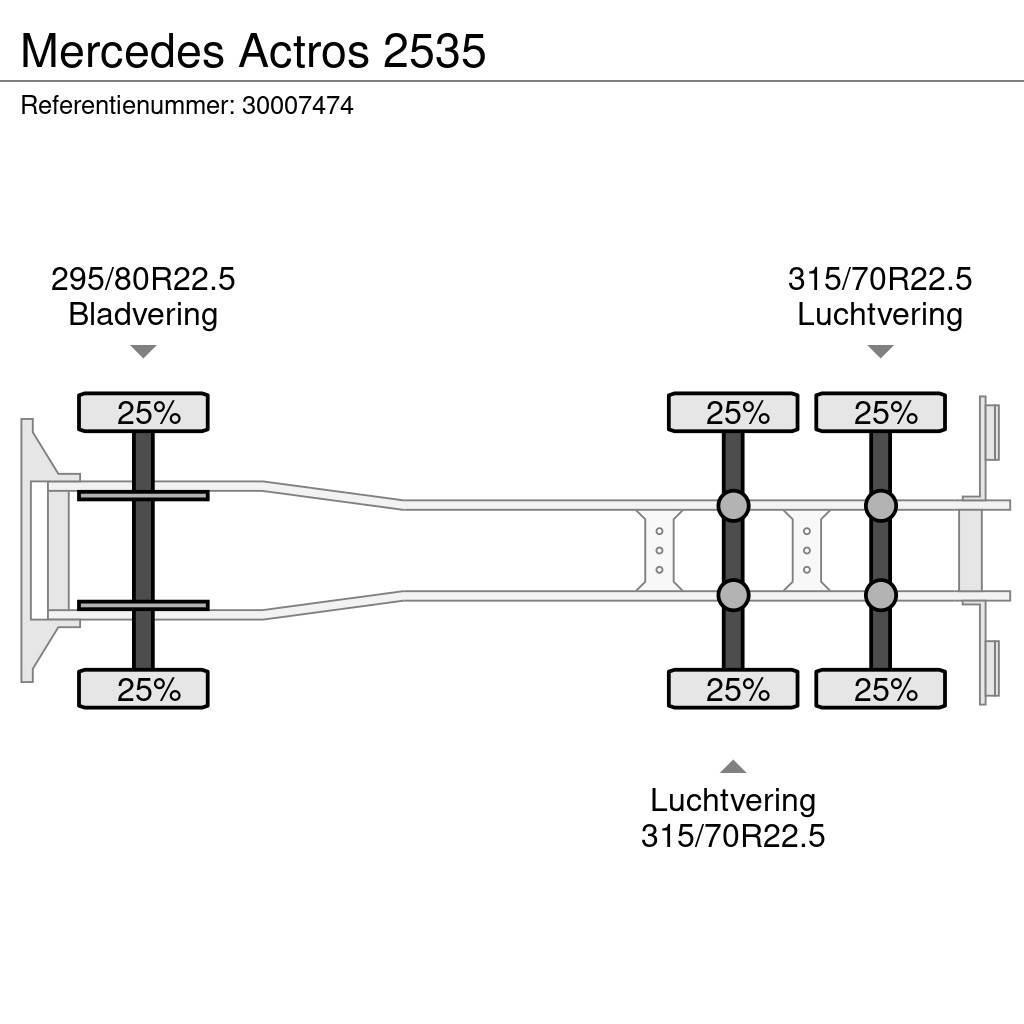 Mercedes-Benz Actros 2535 Pojazdy pod zabudowę