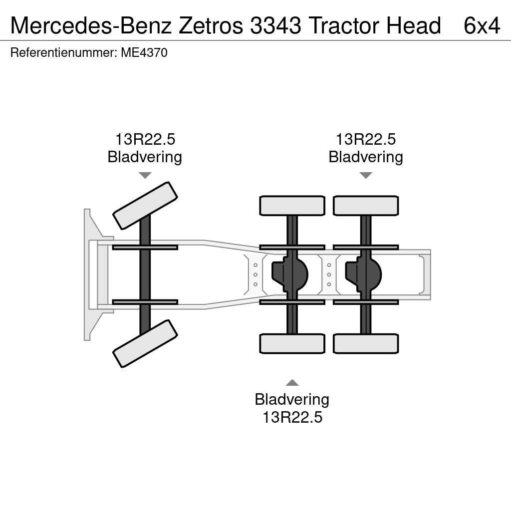 Mercedes-Benz Zetros 3343 Tractor Head Ciągniki siodłowe