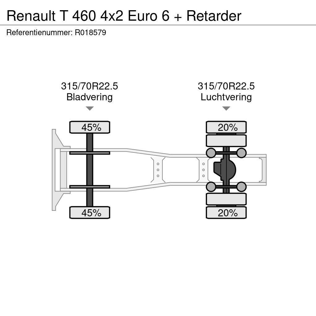 Renault T 460 4x2 Euro 6 + Retarder Ciągniki siodłowe