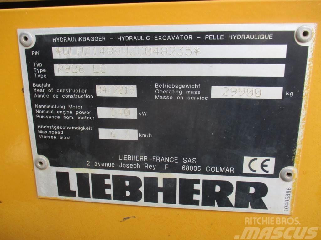 Liebherr R 926 Litronic Koparki gąsienicowe