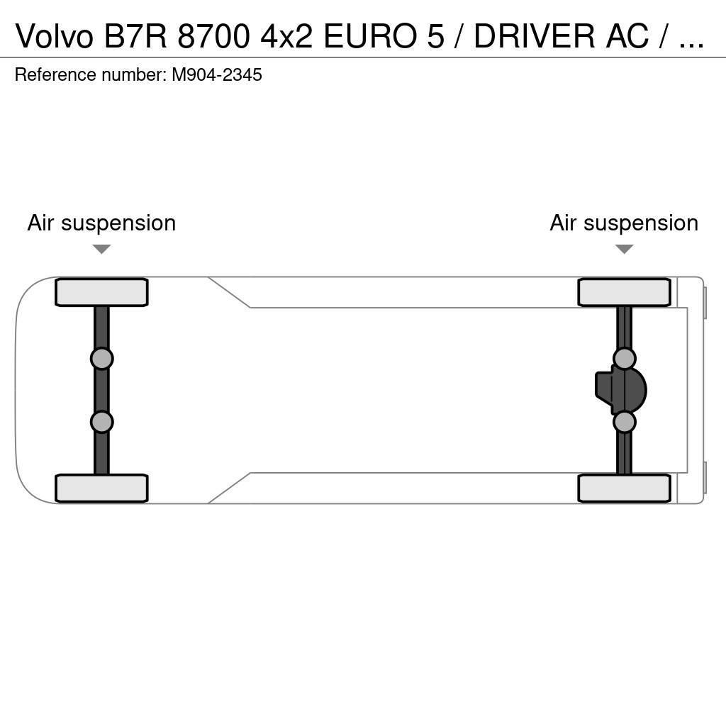 Volvo B7R 8700 4x2 EURO 5 / DRIVER AC / AUXILIARY HEATIN Autobusy międzymiastowe