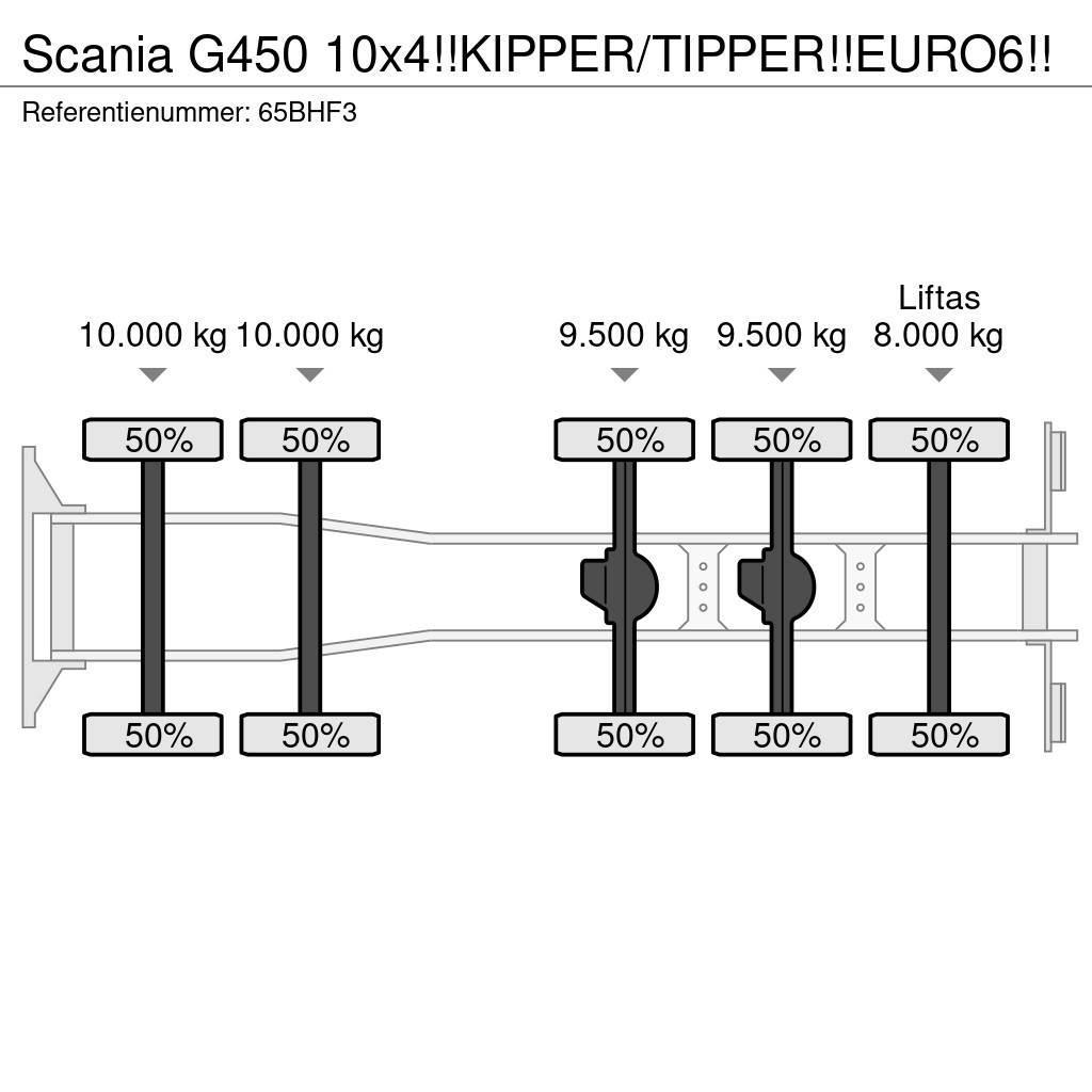 Scania G450 10x4!!KIPPER/TIPPER!!EURO6!! Wywrotki