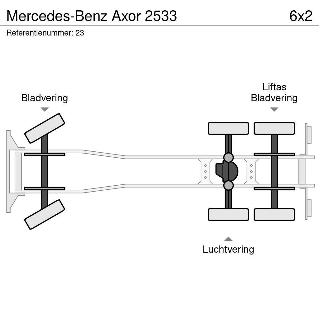 Mercedes-Benz Axor 2533 Ciężarówki typu Platforma / Skrzynia