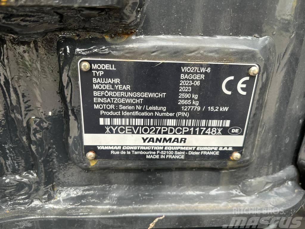 Yanmar VIO 27-6 Minikoparki