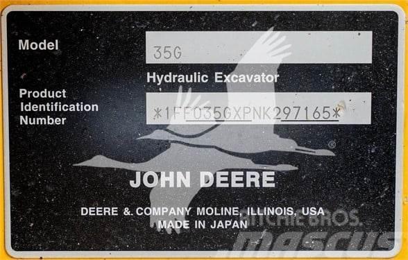 John Deere 35G Minikoparki