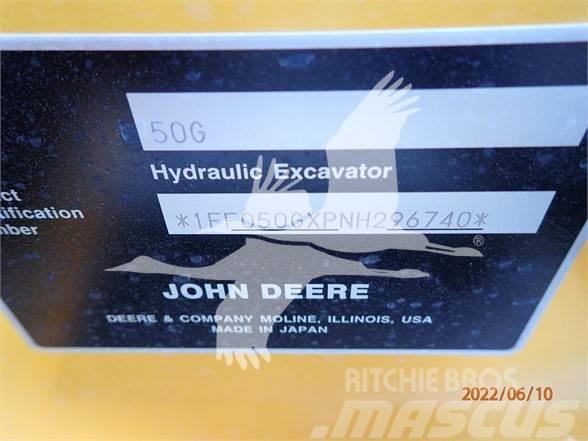 John Deere 50G Minikoparki