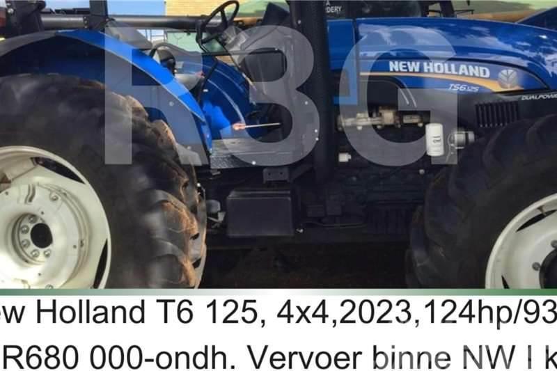 New Holland T6 125 - 124hp / 93kw Ciągniki rolnicze