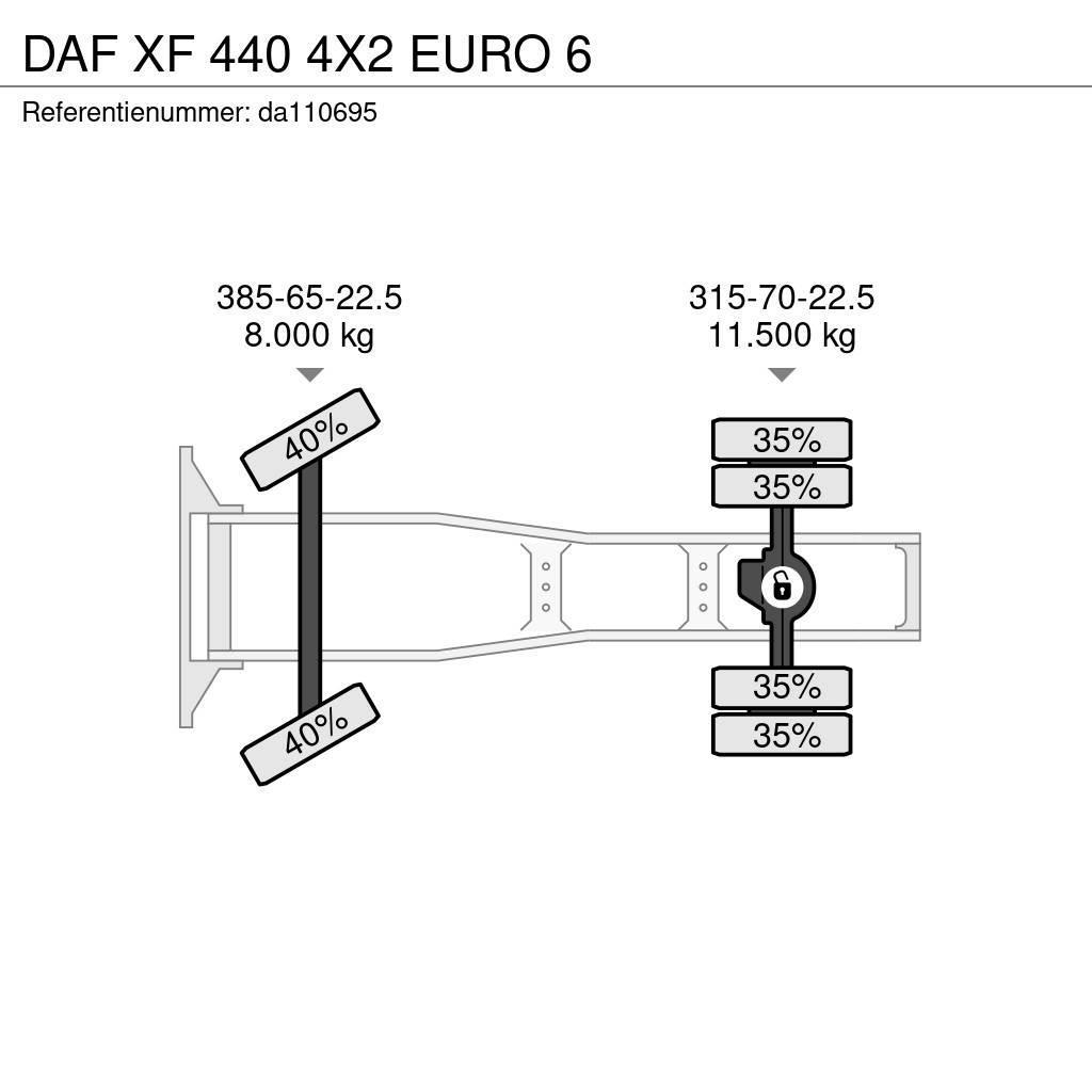 DAF XF 440 4X2 EURO 6 Ciągniki siodłowe