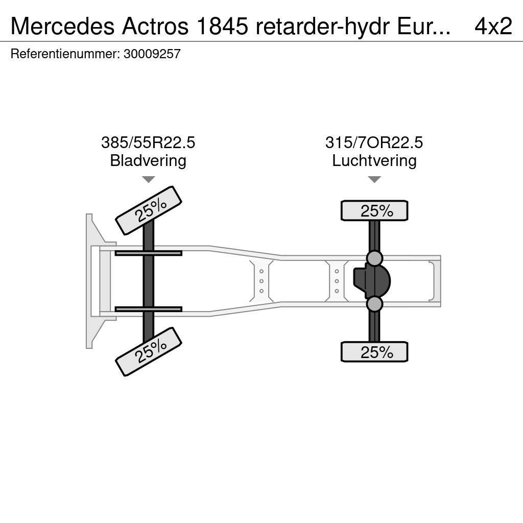 Mercedes-Benz Actros 1845 retarder-hydr Euro 5ch 14 Ciągniki siodłowe