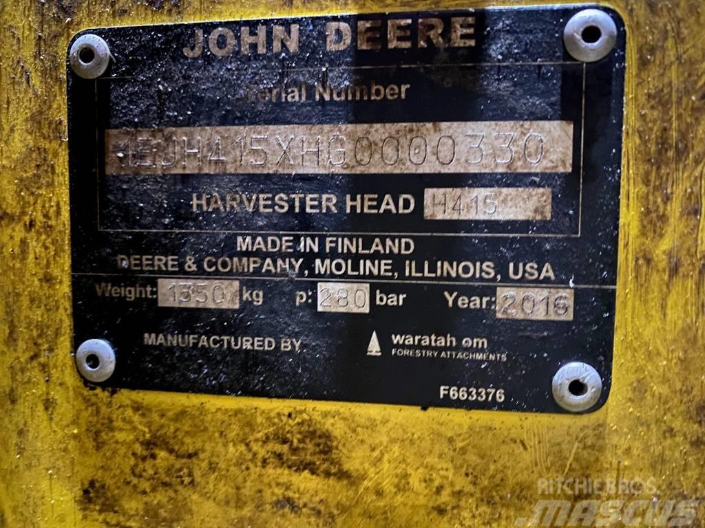 John Deere H 415 Głowice do harwesterów