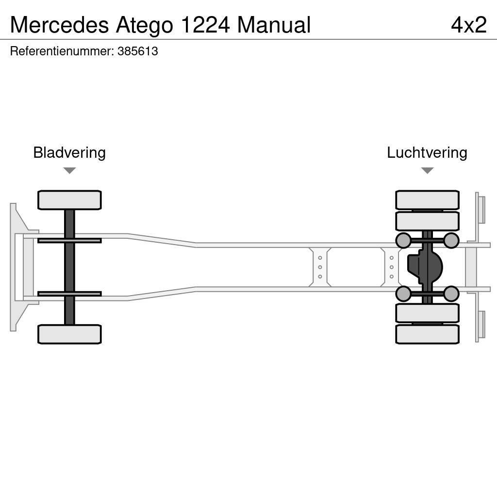Mercedes-Benz Atego 1224 Manual Samochody ciężarowe ze skrzynią zamkniętą