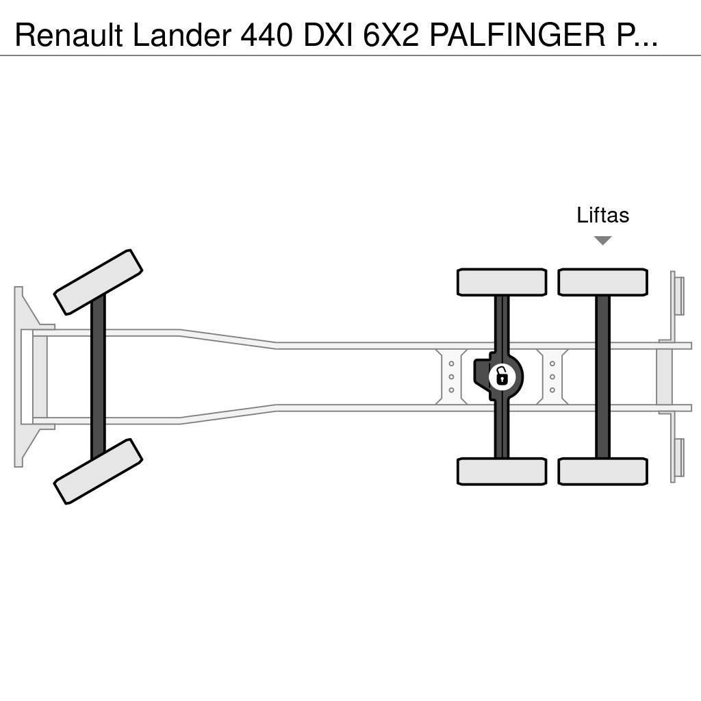 Renault Lander 440 DXI 6X2 PALFINGER PK12000 Żurawie szosowo-terenowe