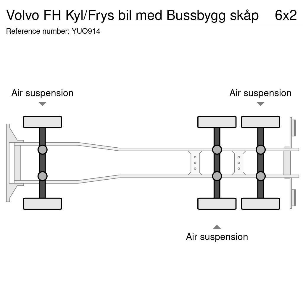 Volvo FH Kyl/Frys bil med Bussbygg skåp Chłodnie samochodowe