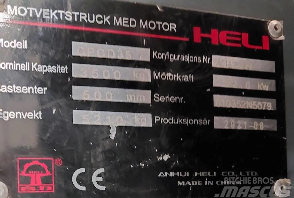 Heli 3,5 tonns diesel - 4,7 m løftehøyde Wózki Diesla