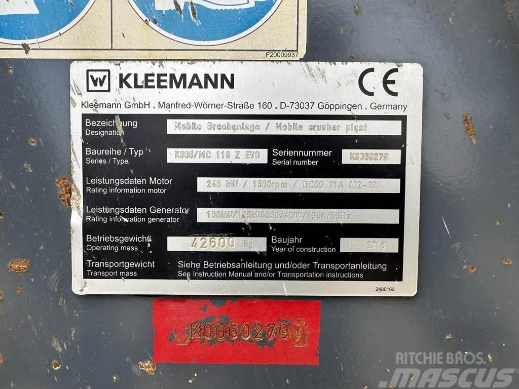 Kleemann MC110Z EVO Jaw Crusher Kruszarki