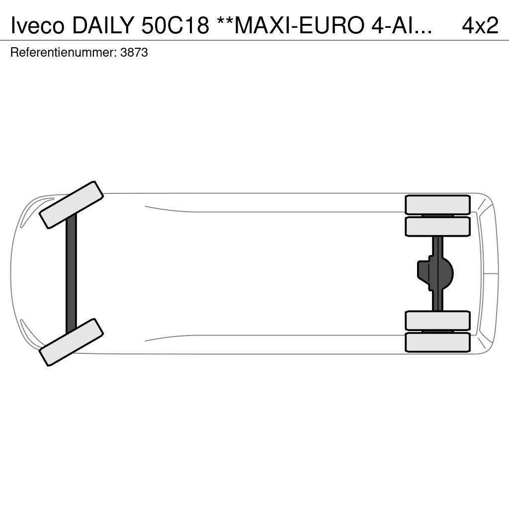 Iveco Daily 50C18 **MAXI-EURO 4-AIR SUSPENSION** Samochody dostawcze ze skrzynią zamkniętą