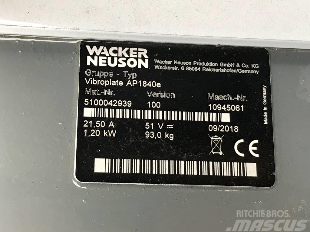 Wacker Neuson AP1840e Ubijaki wibracyjne