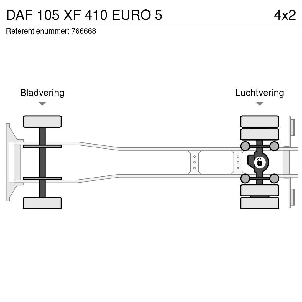 DAF 105 XF 410 EURO 5 Ciężarówki typu Platforma / Skrzynia