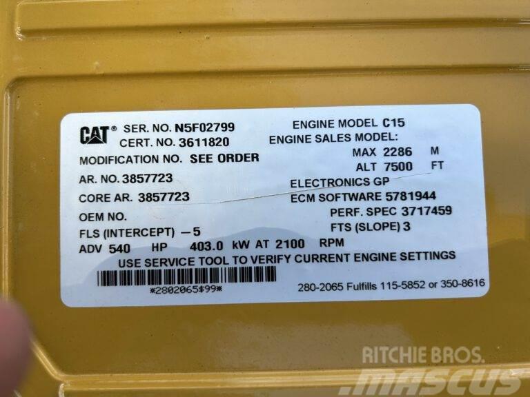 CAT C15 - Unused - 540 HP - Arr. 385-7723 Silniki