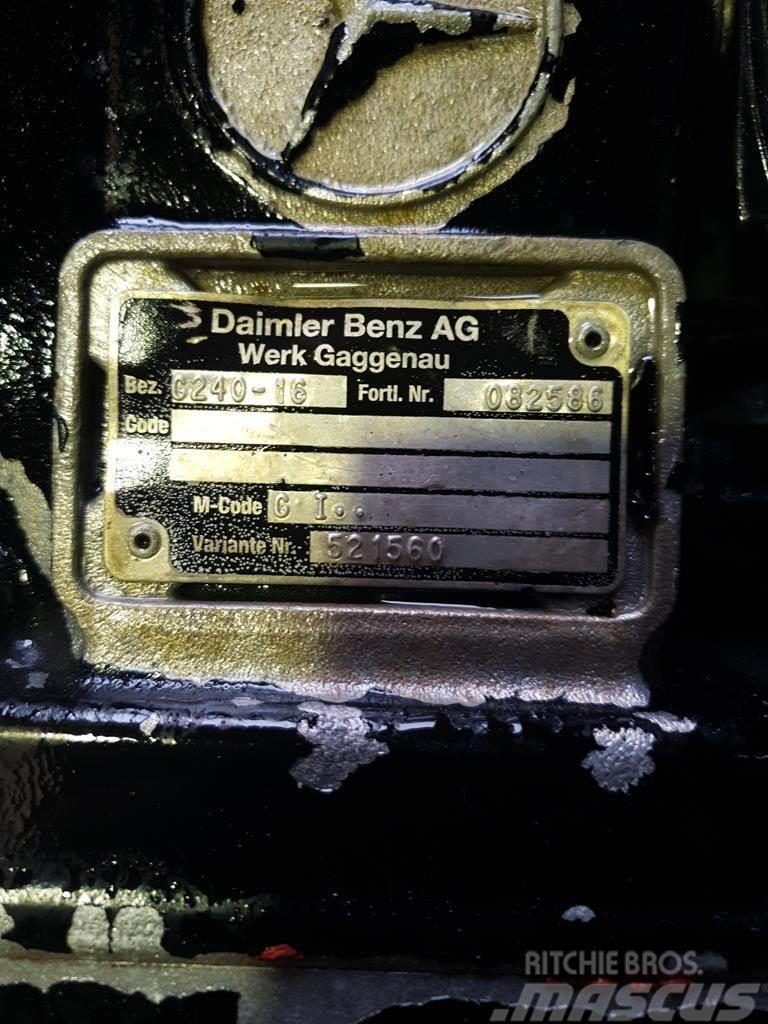 Mercedes-Benz ACTROS MP I G 240 - 16 ΜΕ INTARDER 115, ΗΛΕΚΤΡΟΝΙΚ Przekładnie i skrzynie biegów