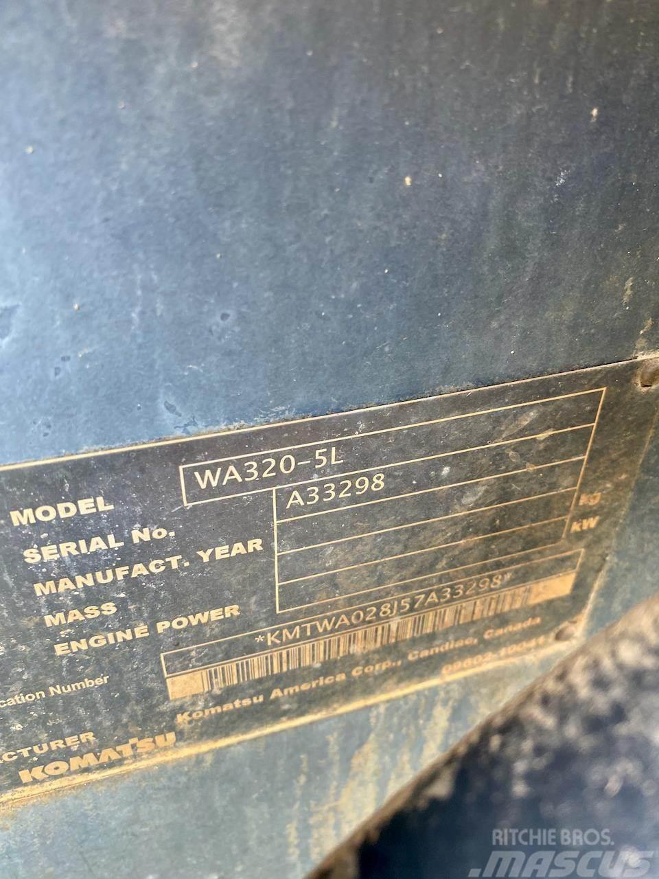 Komatsu WA320-5 Ładowarki kołowe