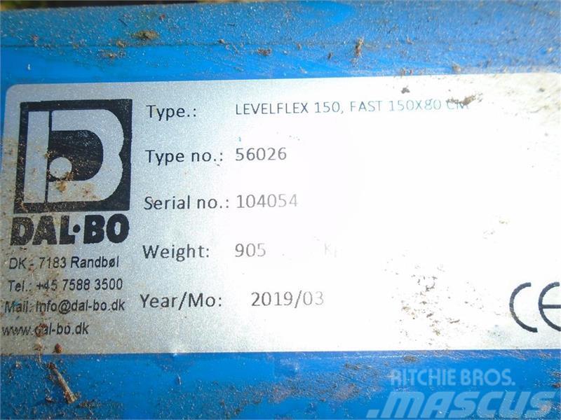 Dal-Bo Levelflex 150x80 cm Næsten som ny Rollers