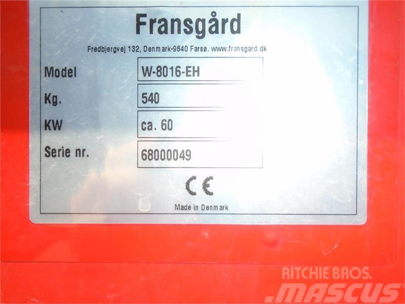 Fransgård W-8016-EH  m/ Radiostyring  Meget Velholdt Wciągarki