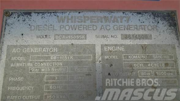 MultiQuip WHISPERWATT DCA150SSK Agregaty prądotwórcze Diesla