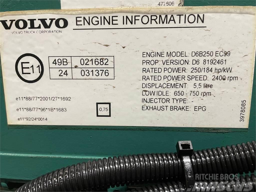 Volvo D6B 250 EC99 motor Silniki