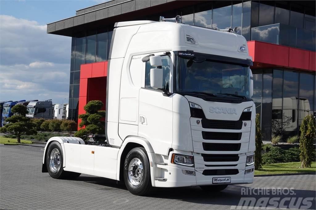 Scania S 500 / RETARDER / I-PARK COOL / SKÓRY / ALUSY / 2 Tractor Units
