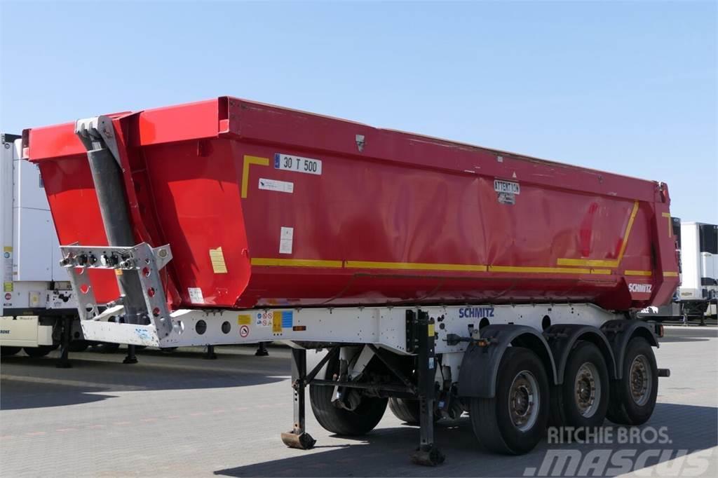 Schmitz Cargobull CARGOBULL / WYWROTKA STALOWA / 25 M3 / OŚ PODNOSZO Tipper semi-trailers