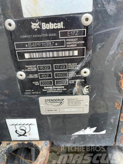 Bobcat E17Z Minikoparki