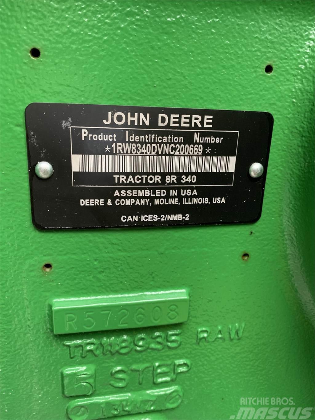 John Deere 8R 340 Ciągniki rolnicze