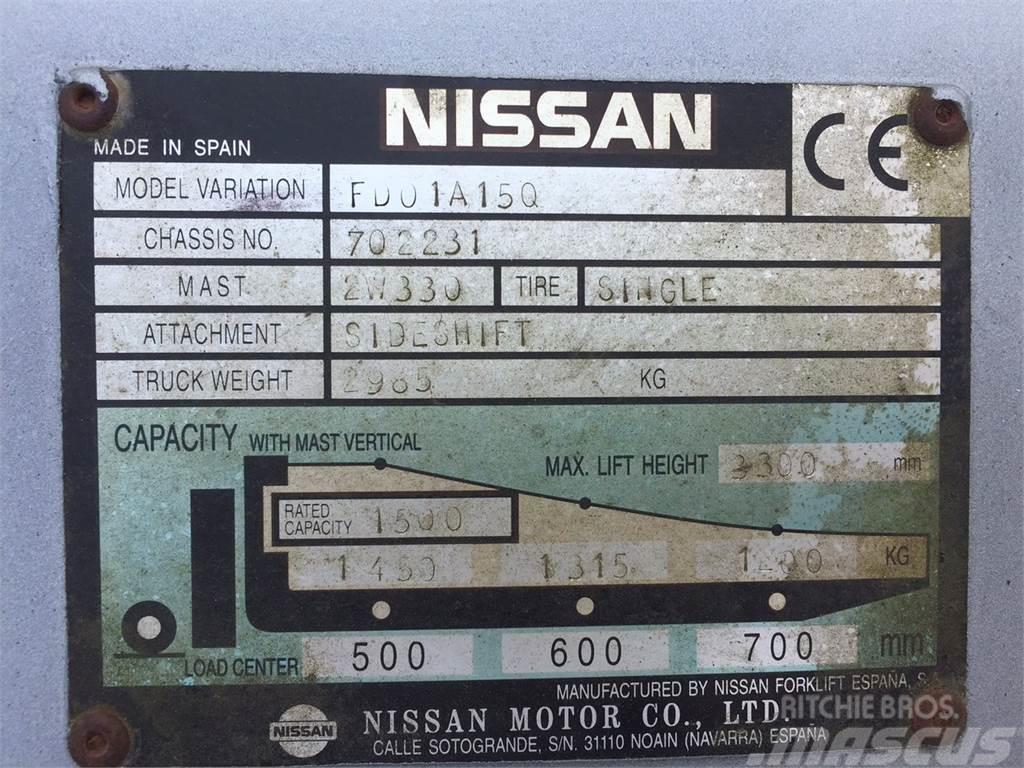 Nissan FD01A15Q Wózki widłowe inne