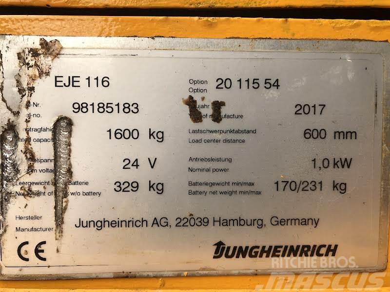 Jungheinrich EJE 116 Wózki widłowe unoszące