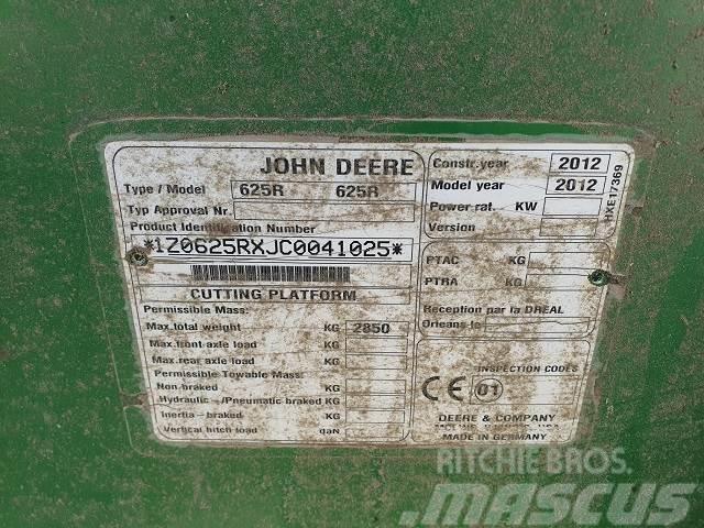 John Deere 625R Głowice ścinkowe
