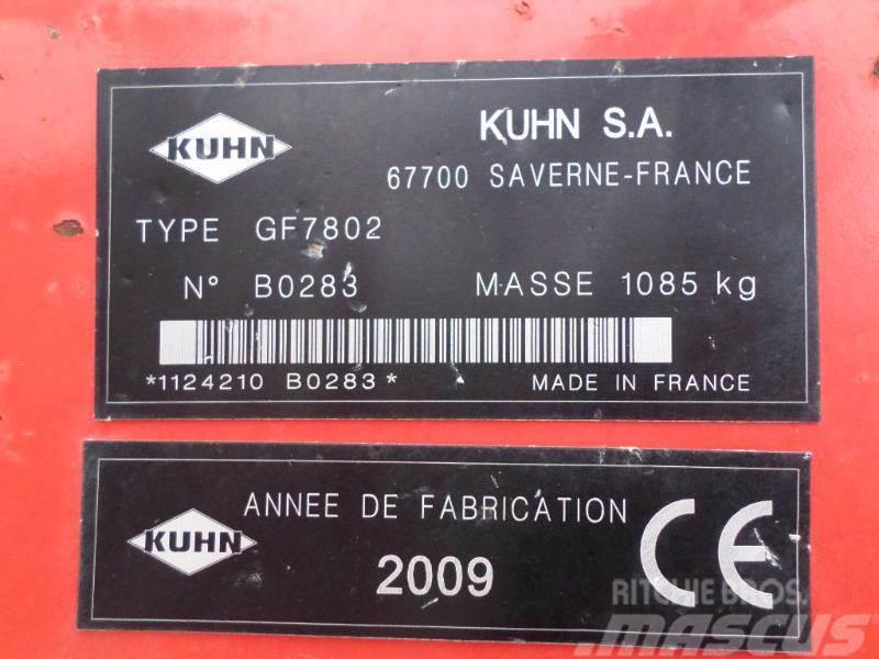Kuhn GF 7802 Zgrabiarki i przetrząsacze