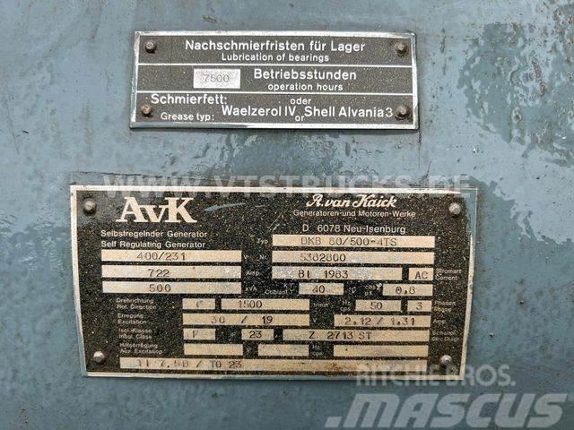 AVK DKB 80/500-4TS Stromgenerator 400V 500 kVA Inne akcesoria