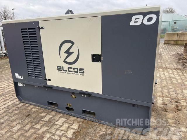  Elcos 80 KVA, Stromerzeuger, Aggregat, Generator Agregaty prądotwórcze Diesla