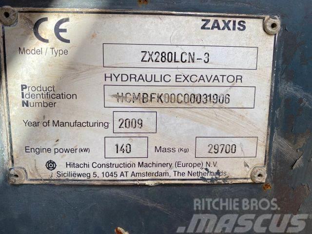 Hitachi ZX280 LCN-3 **BJ. 2009 *11645H ** Koparki gąsienicowe